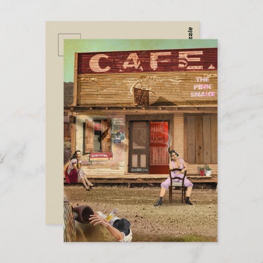 Carte Postale The Pink Snake (Devant / Derrière)