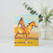 Carte Postale The Pony Boy, 1920 par Maynard Dixon (Debout devant)