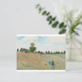Carte Postale The Poppy Field near Argenteuil by Claude Monet (Debout devant)
