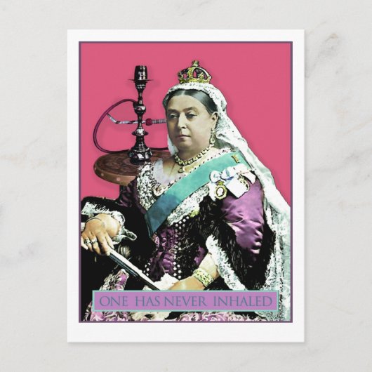 Carte Postale The Queen and The Hookah (Devant)