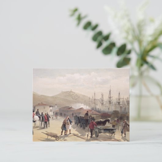 Carte Postale The Railway at Balaklava, plate from 'The Seat (Debout devant)