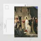 Carte Postale The Raising of Lazarus by Carl Bloch (Devant / Derrière)
