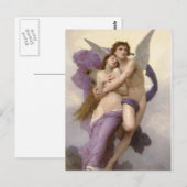 Carte Postale The Rapture of Psyche by William Bouguereau (Devant / Derrière)