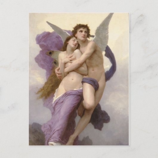 Carte Postale The Rapture of Psyche by William Bouguereau (Devant)