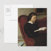Carte Postale The Reader, 1861 (Devant / Derrière)