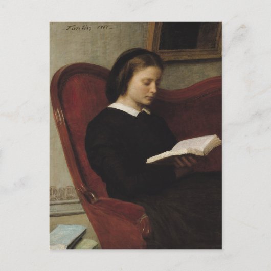Carte Postale The Reader, 1861 (Devant)