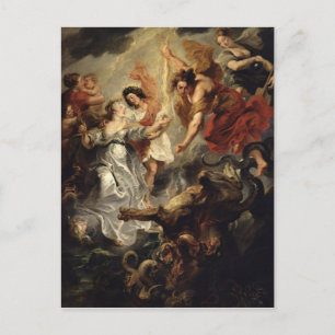 Carte Postale The Reconciliation of Marie de Medici and her