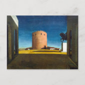 Carte Postale The Red Tower | Giorgio de Chirico | (Devant)