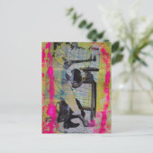 Carte Postale The Retro Working Men Mixed Media Collage (Debout devant)