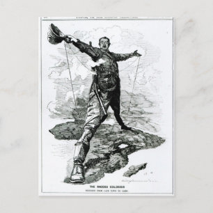 Carte Postale The Rhodes Colossus from Punch