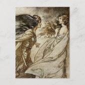 Carte Postale "The Ring - Fling it Away" par Arthur Rackham (Devant)