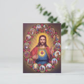Carte Postale The Sacred Heart of Jesus (Debout devant)