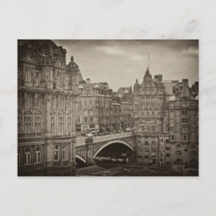 Carte Postale The Scotsman Hotel and North Bridge, Édimbourg