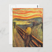 Carte Postale The Scream - Edvard Munch (Devant / Derrière)