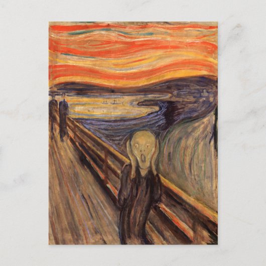 Carte Postale The Scream - Edvard Munch (Devant)