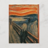 Carte Postale The Scream - Edvard Munch 1893 (Devant)