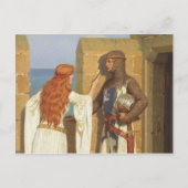 Carte Postale The Shadow, c. 1909 par Edmund Leighton (Devant)