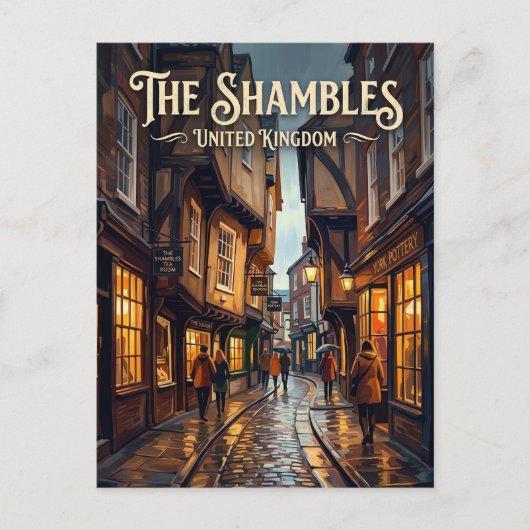 Carte Postale The Shambles Royaume-Uni (Devant)