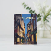 Carte Postale The Shambles Royaume-Uni (Debout devant)