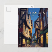 Carte Postale The Shambles Royaume-Uni (Devant / Derrière)