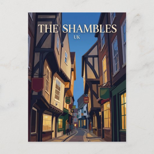 Carte Postale The Shambles Royaume-Uni (Devant)