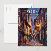 Carte Postale The Shambles Royaume-Uni (Devant / Derrière)