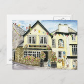 Carte postale 'The Ship Inn (Fowey)' (Devant / Derrière)