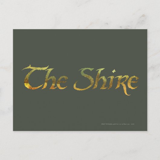 Carte Postale THE SHIRE™ Textured (Devant)