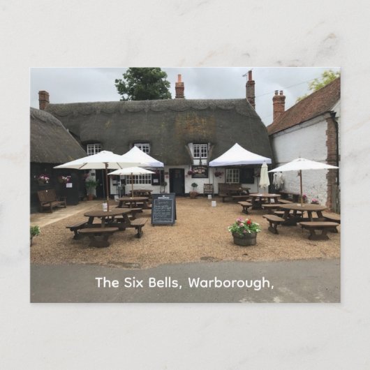 Carte Postale The Six Bells, Warborough, Oxfordshire (Devant)