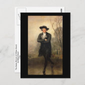 Carte Postale The Skater, par Gilbert Stuart (Devant / Derrière)