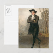 Carte Postale The Skater (Portrait de William Grant) (Devant / Derrière)