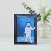 Carte Postale The Snowman's Escape Painting by Alfred Fox (Debout devant)