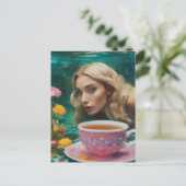 Carte Postale Thé sous-marin (Debout devant)