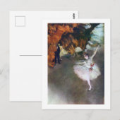 Carte Postale The Star, Ballerina, Edgar Degas, 1878 (Devant / Derrière)