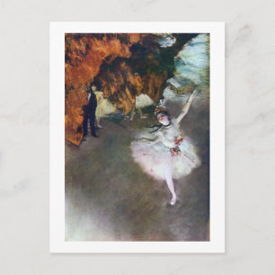 Carte Postale The Star, Ballerina, Edgar Degas, 1878