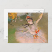 Carte Postale The Star (série télévisée) par Edgar Degas (Devant / Derrière)