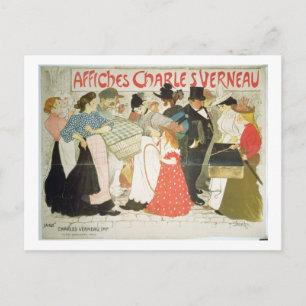 Carte Postale 'The Street', affiche de l'imprimeur Charles Verne