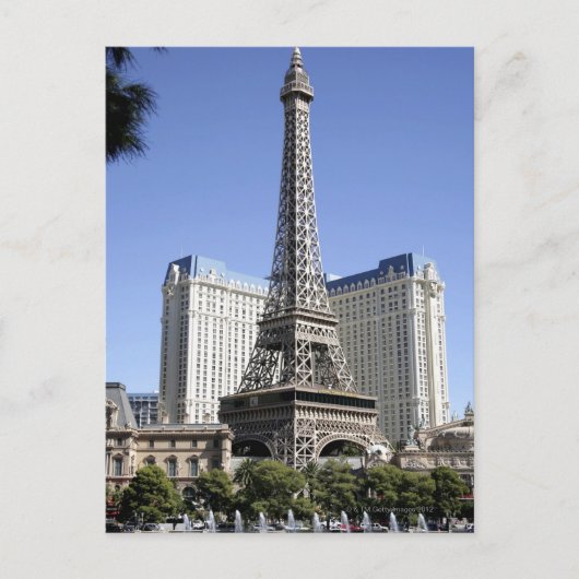 Carte Postale The Strip, Paris Las Vegas, Hôtel de luxe (Devant)