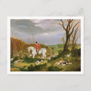 Carte Postale The Suffolk Hunt - Going to Cover near Herringswel