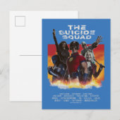 Carte Postale The Suicide Squad | Affiche de film de style rétro (Devant / Derrière)