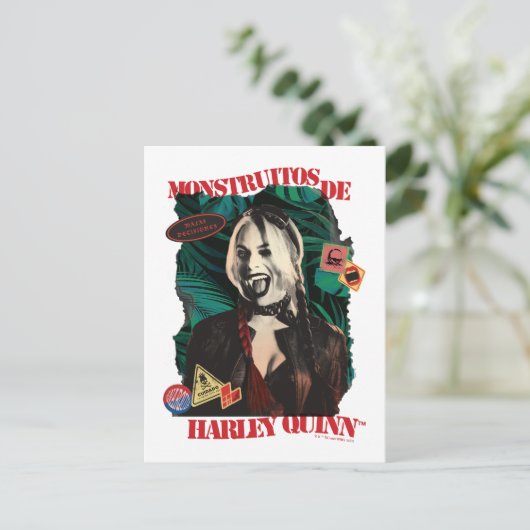 Carte Postale The Suicide Squad | Harley Quinn faisant un clin d (Debout devant)