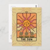 Carte Postale The Sun - Tarot (Devant / Derrière)