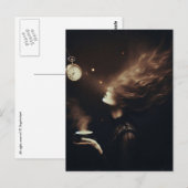 Carte Postale Thé surréaliste sépia (Devant / Derrière)