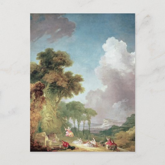 Carte Postale The Swing, c.1765 (Devant)