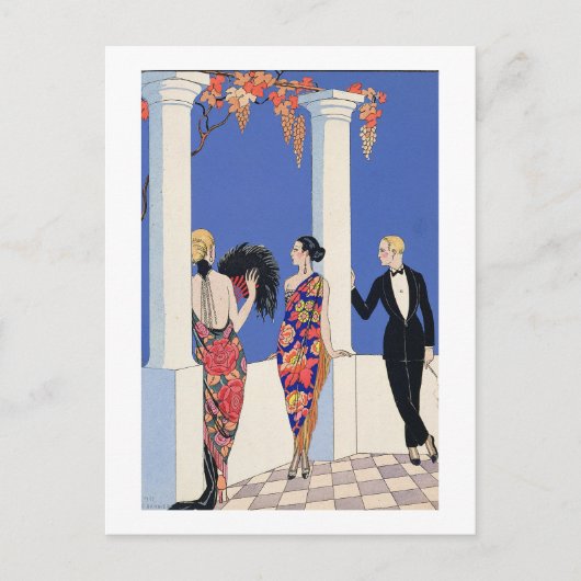 Carte Postale The Taste of Shawls, 1922 (tirage pochoir) (Devant)
