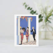 Carte Postale The Taste of Shawls, 1922 (tirage pochoir) (Debout devant)