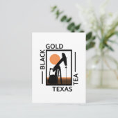Carte Postale Thé Texas Black Gold (Debout devant)