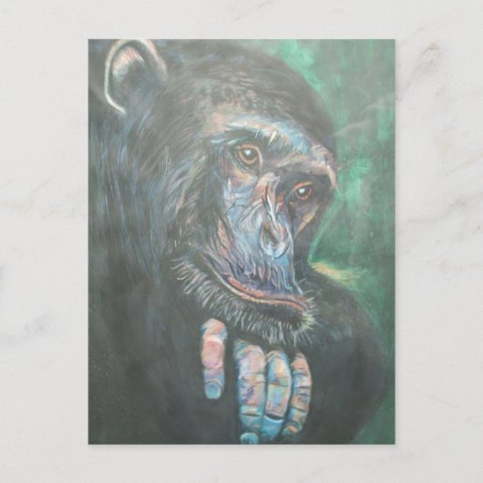 Carte postale 'The Thinker' (Devant)