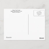 Carte Postale The Thinker et The Shuttlecock, Kansas City, Mo. (Dos)