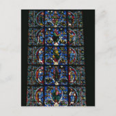 Carte Postale The Tree of Jesse, lancet window in the west facad (Devant)